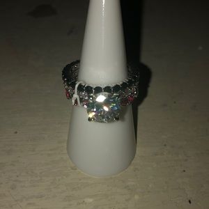 White topaz triple set